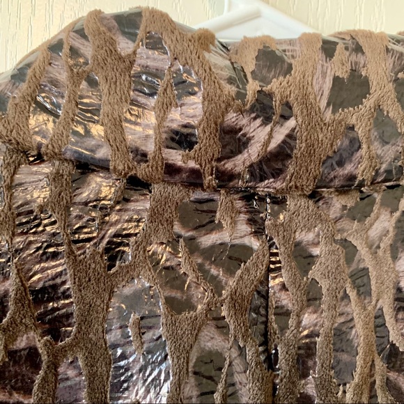 ERIN LONDON Faux Fur Leopard Print Jacket—SZ. Lg - Picture 15 of 15